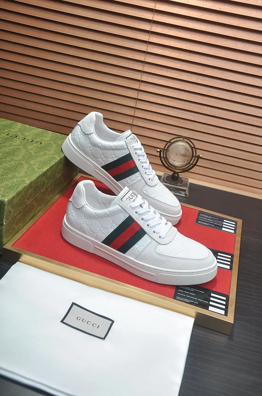 Men's men's shoes💰440💶[GUCCI] official website 1:1 men's sports shoes are now on the market. They are made of original fabric + water-dyed sheepskin lining, plus the official website original 1:1 comfortable outsole. Fashionable and versatile, super comfortable and breathable. Standard shoe size 38/45 (custom-made size 45 is non-refundable)